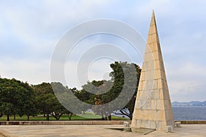 Monument Estacio de Sa in Park Flamengo, Rio de Janeiro, Brazil