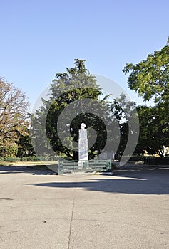 Monument from the famous Park Longchamps from downtown Marseille France