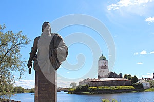 Monument of general admiral, count Fyodor Matveevich Apraksin.