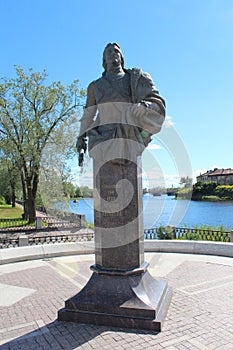 Monument of general admiral, count Fyodor Matveevich Apraksin.