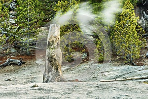 Monument Geyser Basin Spire photo