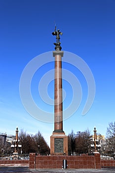Monument Grateful Russia to soldiers of law and order