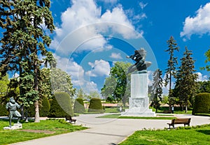 Monument of Gratitude to France (1930). Beautiful Kalemegdan park in Belgrade