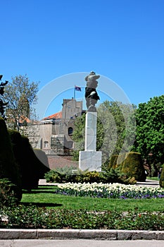 The Monument of Gratitude to France at Kalemegdan Park Belgrade, Serbia