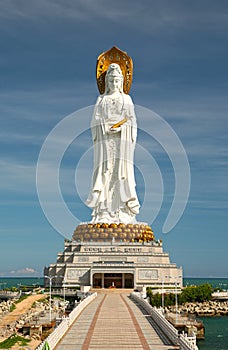 The Monument Guanyin of the South Sea of Sanya in China