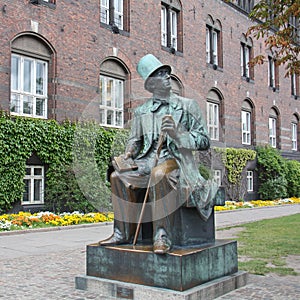Monument Hans Christian Andersen in Copenhagen