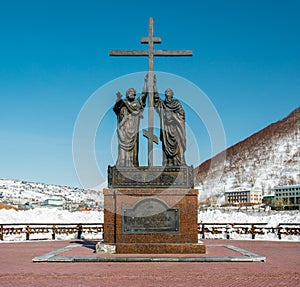 The monument of the holy apostles Peter and Paul