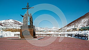 The monument of the holy apostles Peter and Paul photo