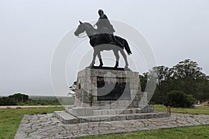 Monument in honor of Colonel Leonardo Oliveira