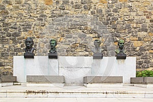 Monument in honor of the victory over fascism near the Belgrade Fortress in Belgrade, Serbia