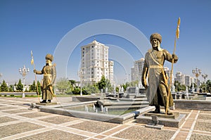 Monument of independence in Ashgabat