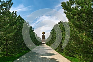 Monument of Independence in Tashkent, Uzbekistan