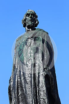 Monument of Jan Hus on the Oldtown Square in Prague