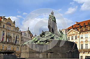 Monument of Jan Hus in Prague