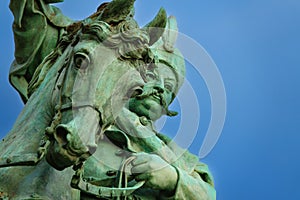 Monument of king Jan III Sobieski in Gdansk. Poland