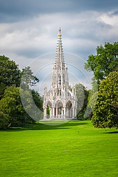 Monument of King Leopold I at park in Brussels, Belgium photo