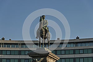The monument of King Liberator or Emperor Alexander II is one of the most impressive monuments in Sofia photo