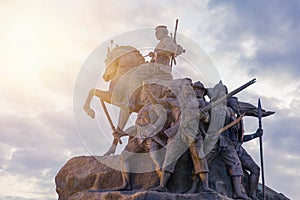 Monument of King Naresuan at Lampang.