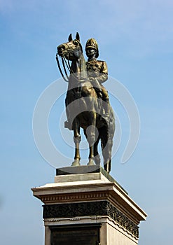 The monument of King Rama Five of Thailand