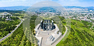 Monument known as Chronicle of Georgia or Stonehenge of Georgia, in Tbilisi, Georgia