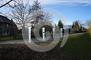 Monument `Lager Kaulsdorfer StraÃŸe 90`. Berlin, Germany