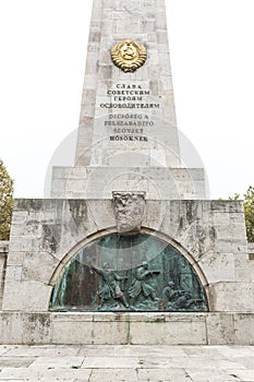 Monument of liberation of Hungary from Nazi occupation by Soviet Union