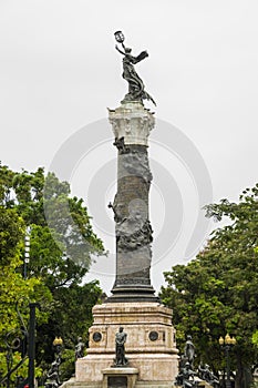 Monument of Los Proceres in Plaza Centenario Guayaquil photo