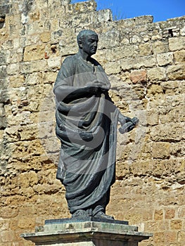 Monument of Lucius Annaeus Seneca in Cordoba photo
