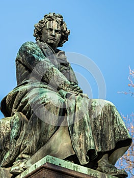 Monument of Ludwig van Beethoven in Vienna