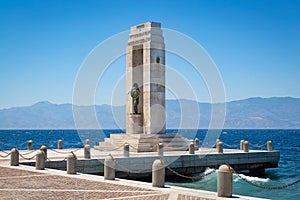 Monument on the Lungomare, Reggio Calabria, Italy photo