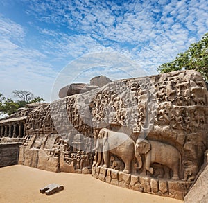 Monument at Mahabalipuram, Tamil Nadu photo