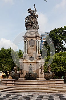 Monument in Manaus Brazil photo