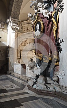 Santa Maria del Popolo church in Rome, Italy photo