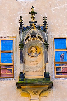 Monument Martin Luther& x27;s House Monastery Lutherstadt Wittenberg photo