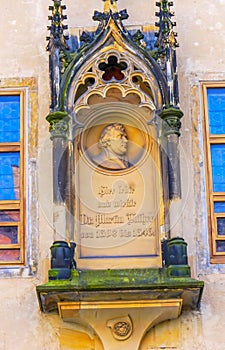 Monument Martin Luther& x27;s House Monastery Lutherstadt Wittenberg photo