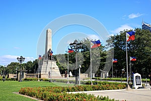 Monument in memory of Jose Rizal at Rizal park