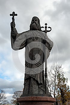 Monument of Metropolitan Eugene in Chernivtsi, Ukraine