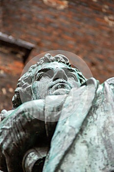 Monument of the monk Martin Luther