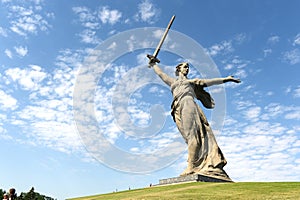 The monument the Motherland calls in Volgograd