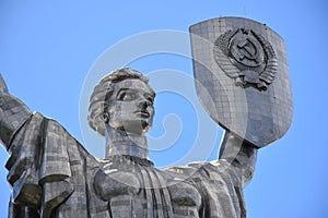 A monument of motherland in Kiev in Ukraine