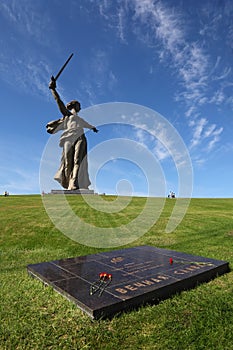 Monument Motherland in Volgograd, Russia