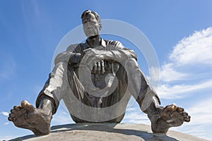 Monument on Mount Picket - sculpture Vasily Shukshin