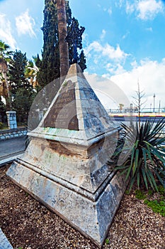 Monument for Napoleon soldiers ; near Carmelite Monastery,