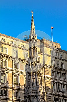 Monument: near Charing Cross - Queen Eleanor's Cross. London