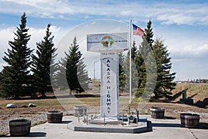 Monument Northway Junction Alaska