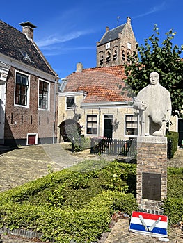 Monument in the old town of Ferwert