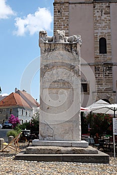 Monument of Orpheus in Ptuj, Slovenia