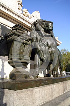 Monument of Paris, located Place de la RÃÂ©publique photo