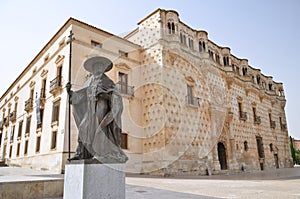 The monument of Pedro Mendoza-Guadalajara, Spain