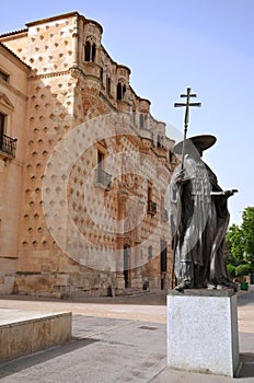 The monument of Pedro Mendoza-Guadalajara, Spain